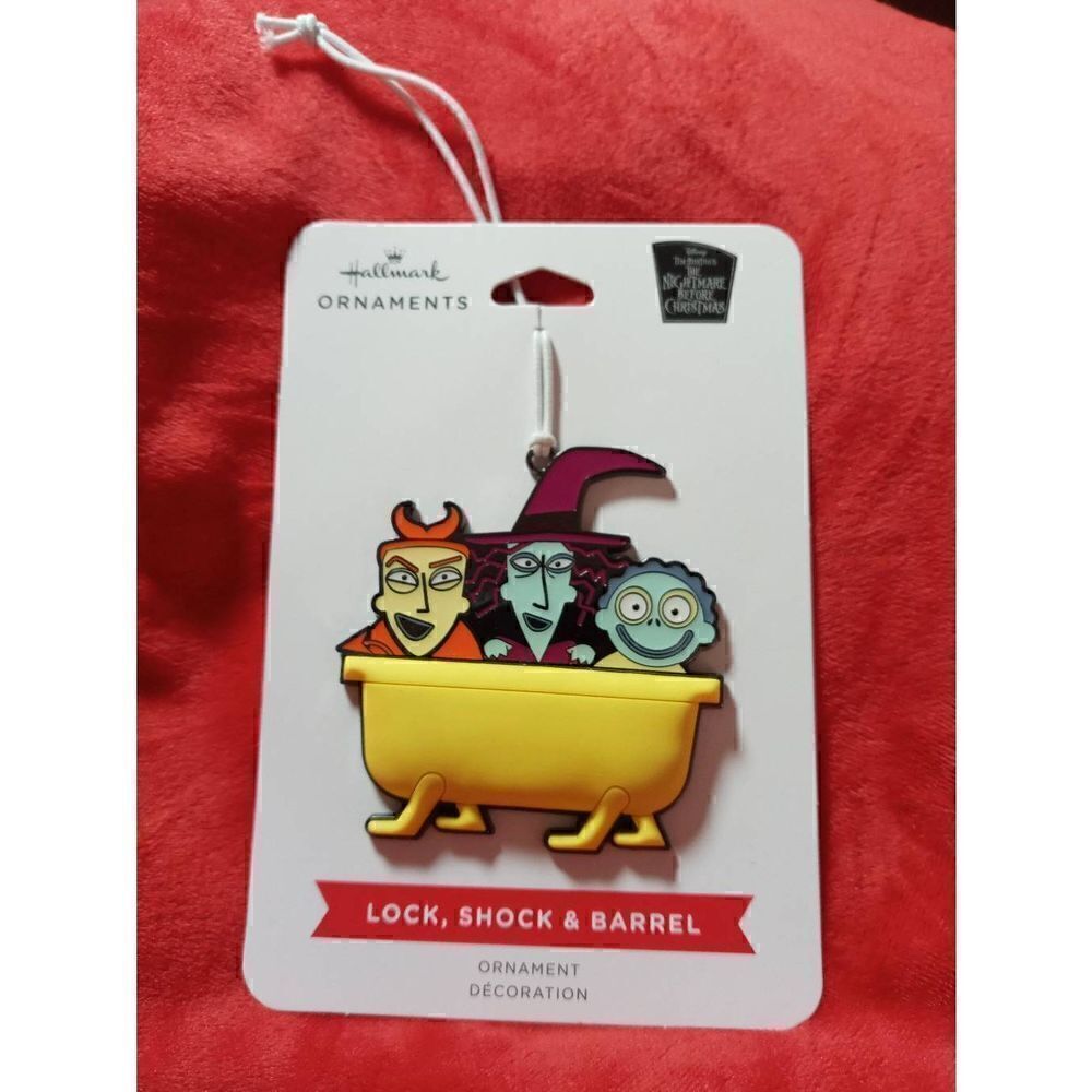 Hallmark Lock Shock & Barrel Nightmare before Christmas Ornament 2HCM9598
